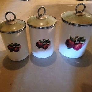 Apple canister set